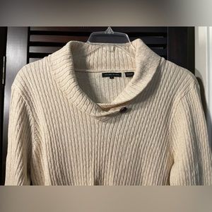 Jeanne Pierre Off-White Sweater size L